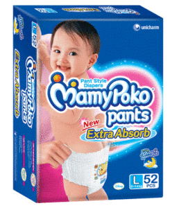 Mamy Poko Pants Diaper - Large(52 Pieces)
