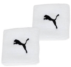 Puma Men Wrist Band(White, Pack of 2)