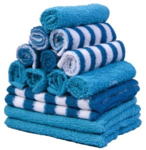 Skumars Love Touch Cotton Hand & Face Towel Set