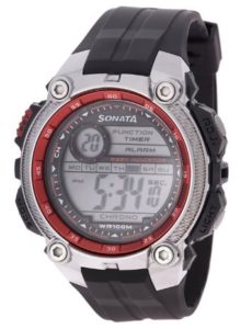 Sonata Ocean Digital Grey Dial Men's Watch