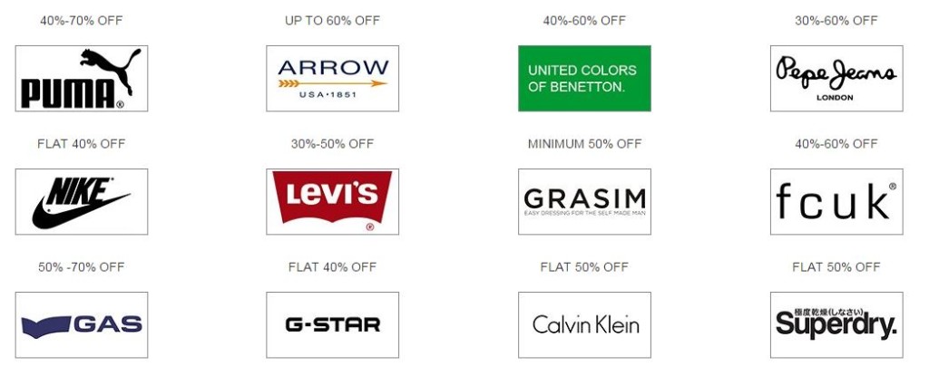 Amazon offers 50 to 70 percent discount on Branded Men Clothing Online India