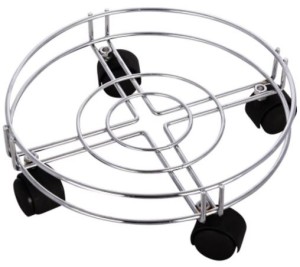 Arsh Plast Industries Gas Cylinder Trolley(Silver, Pack of 1)