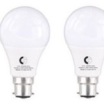 Crompton Greaves B22 LED-12WDF-CDL-BI 12-Watt LED Lamp (Pack of 2, Cool Day Light)