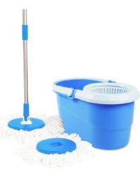 Easy Life Easy 360 degree cleaning Mop No foot Pedal with 2 microfibres