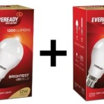 Eveready 12 W LED 1 -1 Bulb (White, Pack of 2) Price - Rs. 699