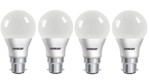 Eveready 3 W LED Cool Day Light Combo Bulb(White, Pack of 4)