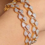Jwells & More Dazzling American Diamond Bangle Pair