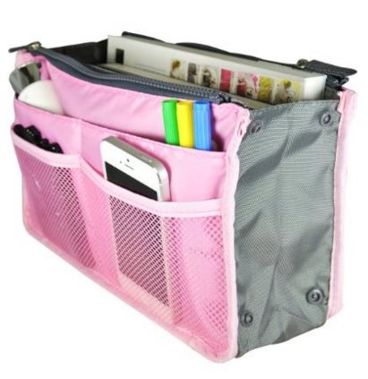 Packnbuy Multipurpose Hand Bag Organizer, Pink