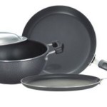 Prestige Omega Select Plus BYK Non Stick Pan, Tawa, Kadhai Set