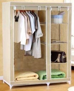 SUPER- Folding Wardrobe Cupboard Almirah-IV-CRM Best Quality