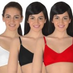 Selfcare Set Of 3 Non-Paddded Women's Full Coverage Bra