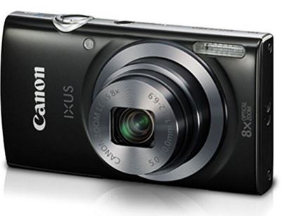 Canon IXUS 160 20MP Point and Shoot Digital Camera with 8x Optical Zoom (Black)