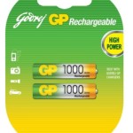 Godrej GP AAA 1000 mAh (2 Pcs) Rechargeable Battery