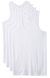 Hanes Men's Cotton Vests (Pack of 4)