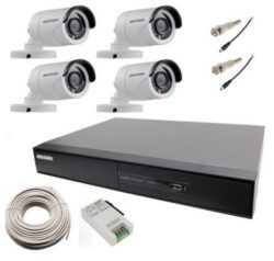 Hikvision Hybrid Video Recorder 5 Channel Home Security Camera