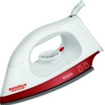 Maharaja Whiteline Easio 1000-Watt Dry Iron (White and Red)