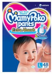 Mamy Poko Pant Style Large Size Diapers (48 Count)