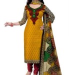 Miraan Cotton Printed Salwar Suit Dupatta Material(Unstitched)