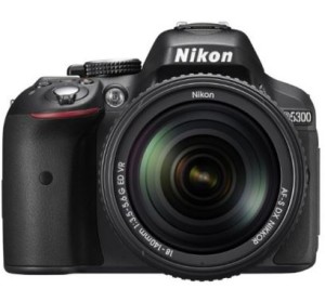 Nikon D5300 24.1MP Digital SLR Camera (Black) with 18-140mm VR Kit Lens, 8GB Card and Camera Bag
