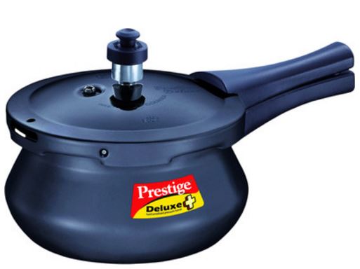 Prestige Deluxe Plus Hard Annodised Pressure Handi 2 L Pressure Cooker(Induction Bottom, Aluminium)