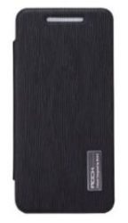 Rock 40339 Elegant Side Flip Case for HTC One Mini (Black)