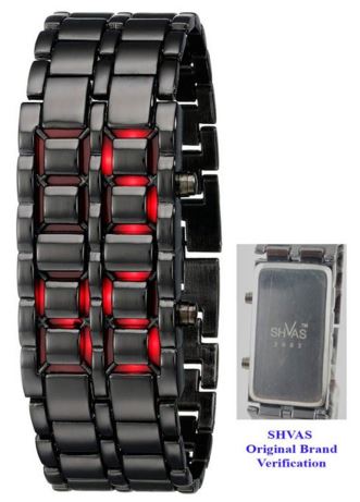 SHVAS - Iron Samurai LED Bracelet Watch