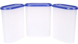 Tallboy Mahaware Space Saver Container 2400ml Set Of 3 - 2400 ml Plastic Food Container