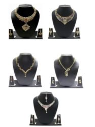 Zaveri Pearls Stunning 5 Combo Zinc Jewel Set