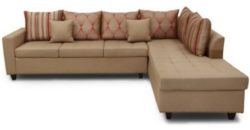 hometown Belmont Lhs Fabric 6 Seater Sectional