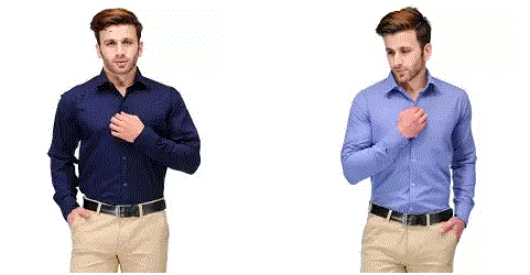Men formal shirts from brands in amazon