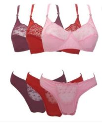 3 bra and 3 panty set @ just Rs 444