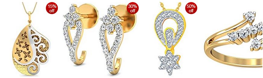 30% to 60% off - gold & diamond jewellery