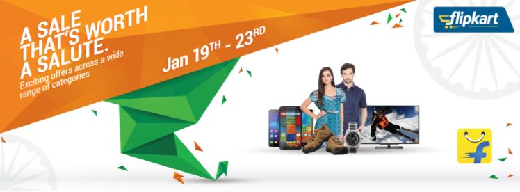 Republic day offers from flipkart