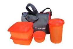 Topware Lunch Box With Insulated Bag - 4 Pcs