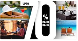 Upto 70% cashback (max Rs 2600) & use 100% wallet amount for hotel booking