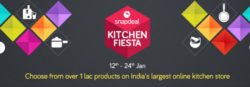 snapdeal kitchen fiesta - 12th to 24th Jan 2017