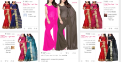 Online Saree Sale - Buy 1 Get 1 Free on Designer Sarees from Limeroad