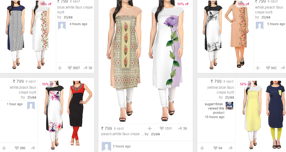 limeroad online shopping kurtis