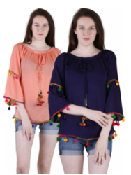 Combo of beautiful tops available at 61% off