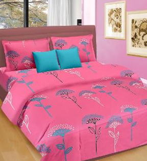 Cortina Satin Double Bed Sheet Set along with pillow covers worth Rs. 2598 at a throwaway price of Rs. 639 only at HomeShop18