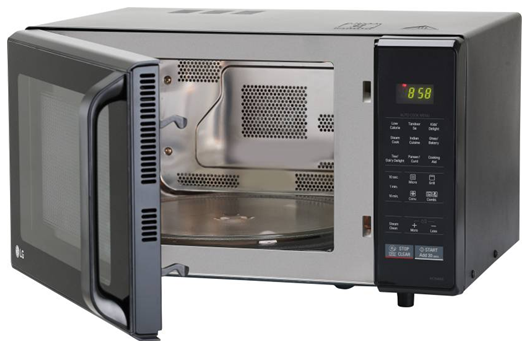 LG 28 L Convection Microwave Oven (MC2846BG, Black) on flipkart at just Rs 10999