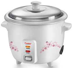 Prestige Delight PRWO - 1.0 Electric Rice Cooker (1 L, White) on flipkart at just Rs 1249