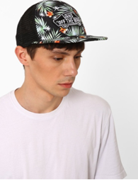 Printed trucker cap with appliqué on ajio.com at Rs 800