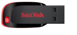 Sandisk Cruzer Blade 32 GB (Multicolor) on flipkart for just Rs 755.