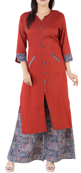 Save 50% on kurta palazzo sets