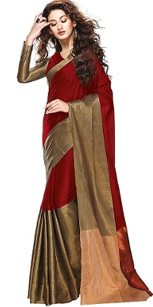 Save 80% off on designer gorgeous Florence Art Silk Saree