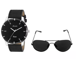 Watch and Sunglass combo at 63% off