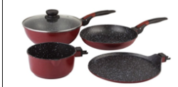 Wonderchef Click Amaze Cookware Set,