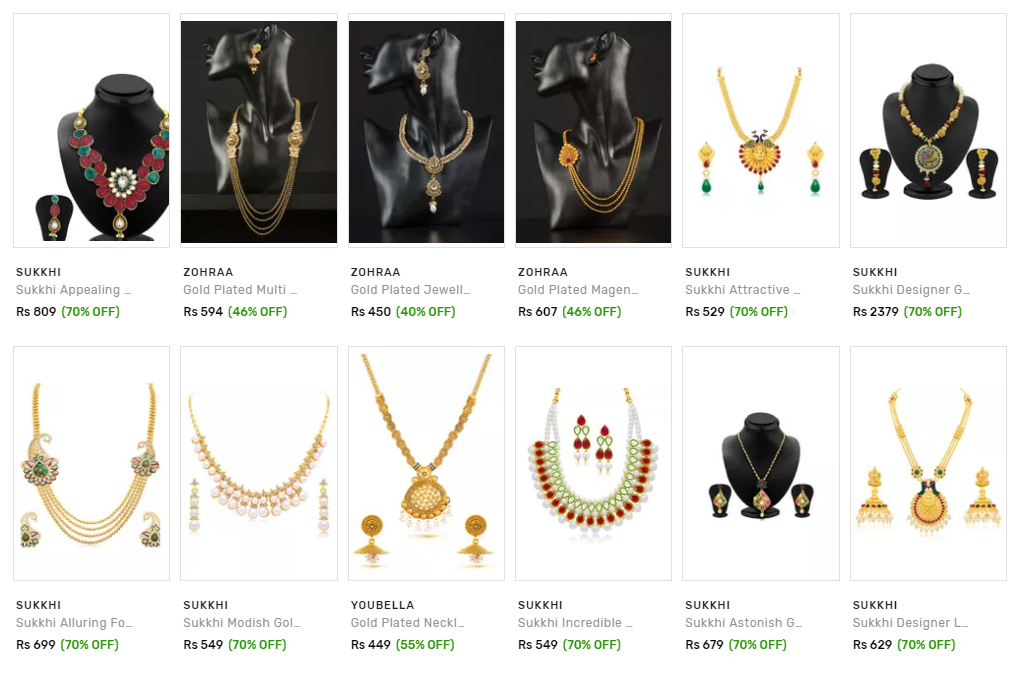 70% off on Voonik fashion jewellery