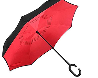 ShoppoZone Polyester UV Protected Multicolour Double Layer Reverse Umbrella